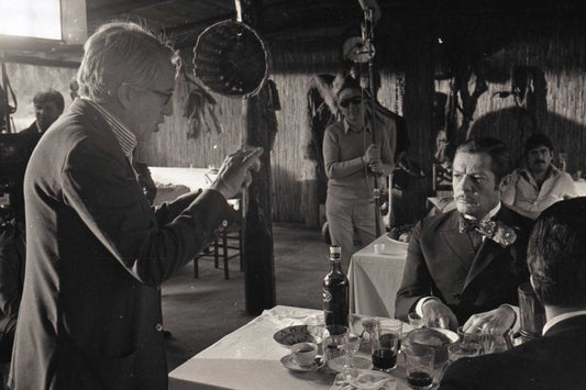 Giuseppe Patroni Griffi directs Marcello Mastroianni, 1975