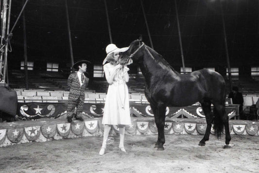 Veruschka and the Circus Horse